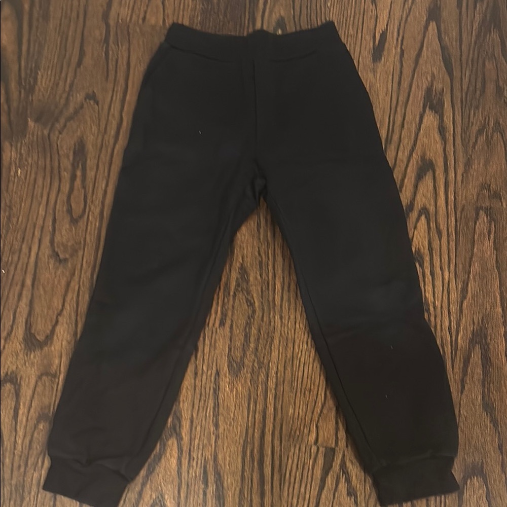 Fendi Black Sweatpants with Yellow Logo